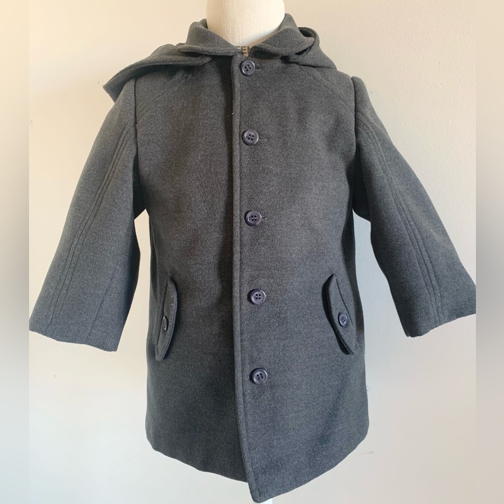 Sarah Louise Gray Hooded Kids Coat